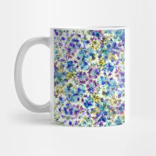 Blue Floral Pattern Mug